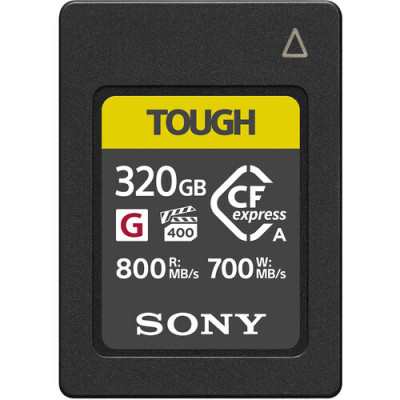 Карта памяти Sony TOUGH CFexpress Type A 320 Гб R/W 800/700 МБ/с CEAG320T Карта памяти Sony TOUGH CFexpress Type A 320 Гб R/W 800/700 МБ/с CEAG320T