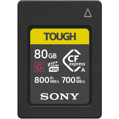 Карта памяти Sony TOUGH CFexpress Type A 80 Гб R/W 800/700 МБ/с CEAG80T Карта памяти Sony TOUGH CFexpress Type A 80 Гб R/W 800/700 МБ/с CEAG80T