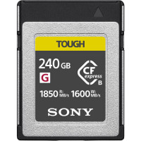 Карта памяти Sony TOUGH CFexpress Type B 240 Гб R/W 1850/1600 МБ/с CEB-G240T Карта памяти Sony TOUGH CFexpress Type B 240 Гб R/W 1850/1600 МБ/с CEB-G240T