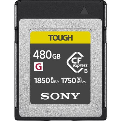 Карта памяти Sony TOUGH CFexpress Type B 480 Гб R/W 1850/1750 МБ/с CEB-G480T Карта памяти Sony TOUGH CFexpress Type B 480 Гб R/W 1850/1750 МБ/с CEB-G480T