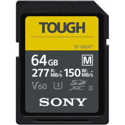 Карта памяти Sony SF-E Series UHS-II SDXC 64 Гб R/W 270/70 МБ/с SF-E64/T1 Карта памяти Sony SF-E Series UHS-II SDXC 64 Гб R/W 270/70 МБ/с SF-E64/T1
