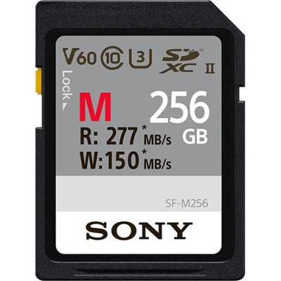 Карта памяти Sony SF-M Series UHS-II SDXC 256 Гб R/W 277/150 МБ/с SF-M256/T2 Карта памяти Sony SF-M Series UHS-II SDXC 256 Гб R/W 277/150 МБ/с SF-M256/T2