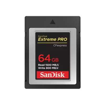Карта памяти SanDisk Extreme Pro CFexpress Type B 64 Гб R/W 1500/800 МБ/с SDCFE-064G-GN4NN Карта памяти SanDisk Extreme Pro CFexpress Type B 64 Гб R/W 1500/800 МБ/с SDCFE-064G-GN4NN