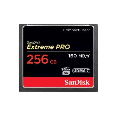 Карта памяти SanDisk Extreme PRO CompactFlash 256 Гб UDMA 7 до 160 МБ/с SDCFXPS-256G-X46