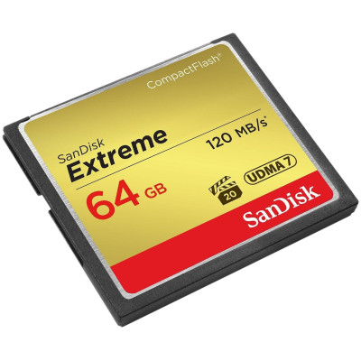 SanDisk Extreme CompactFlash UDMA7 64 Гб SDCFXSB-064G-G46 SanDisk Extreme CompactFlash UDMA7 64 Гб SDCFXSB-064G-G46
