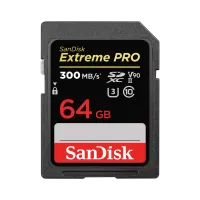 Карта памяти SanDisk Extreme Pro SDXC UHS-II V90 64 Гб R/W 300/260 МБ/с SDSDXDK-064G-GN4IN Карта памяти SanDisk Extreme Pro SDXC UHS-II V90 64 Гб R/W 300/260 МБ/с SDSDXDK-064G-GN4IN