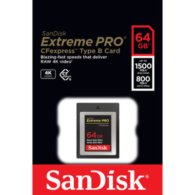 SanDisk Extreme Pro CFexpress Type B 64 Гб SDCFE-064G