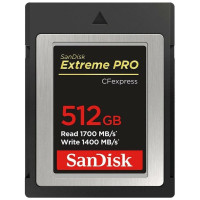 Карта памяти SanDisk Extreme Pro CFexpress Type B 512 Гб R/W 1700/1400 МБ/с SDCFE-512G