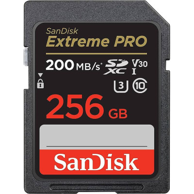 Карта памяти SanDisk Extreme Pro SDXC UHS-I V30 A2 256 Гб R/W 200/140 МБ/с SDSDXXD-256G-GN4IN Карта памяти SanDisk Extreme Pro SDXC UHS-I V30 A2 256 Гб R/W 200/140 МБ/с SDSDXXD-256G-GN4IN