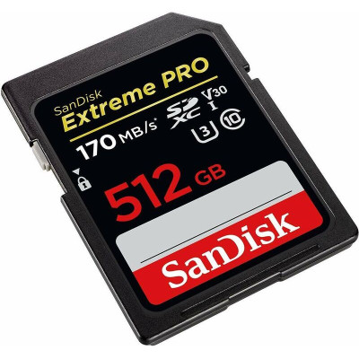 SanDisk Extreme Pro SDXC UHS-I V30 512 Гб SDSDXXD-512G-GN4IN SanDisk Extreme Pro SDXC UHS-I V30 512 Гб SDSDXXD-512G-GN4IN