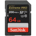 SanDisk Extreme Pro SDXC UHS-I V30 64 Гб SDSDXXU-064G-GN4IN