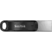 Флешка SanDisk iXpand GO 256ГБ Silver/Black