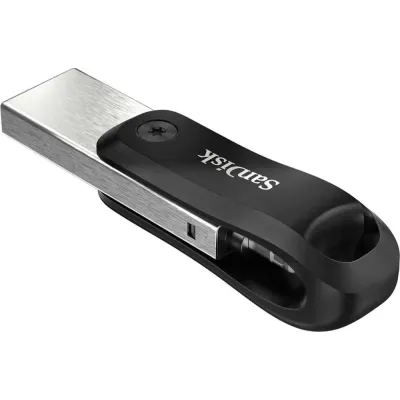Флешка SanDisk iXpand GO 256ГБ Silver/Black