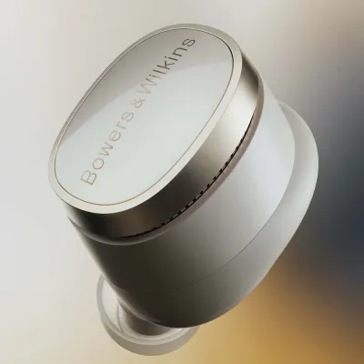 Беспроводные наушники Bowers Wilkins Pi8, Dove White, белый с золотом