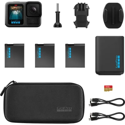 Экшн-камера GoPro HERO13 Black Extended Power Bundle, черный