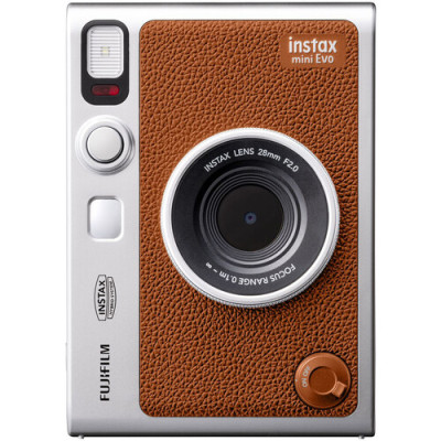Фотоаппарат моментальной печати Fujifilm Instax Mini Evo, Brown, коричневый