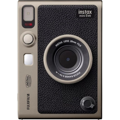 Фотоаппарат моментальной печати Fujifilm Instax Mini Evo 90th Anniversary Bundle, Titanium Gold, золотистый