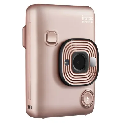 Фотоаппарат моментальной печати Fujifilm Instax Mini LiPlay, Blush Gold, золотой