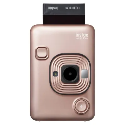 Фотоаппарат моментальной печати Fujifilm Instax Mini LiPlay, Blush Gold, золотой