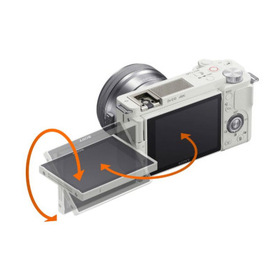 Фотоаппарат Sony Alpha ZV-E10 Kit 16-50mm, White, белый