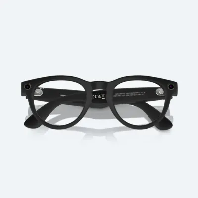 Умные очки Ray-Ban Meta Headliner (150-50), Matte Black/Clear, черный матовый/прозрачный