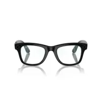 Умные очки Ray-Ban Wayfarer (150-50), Shiny Black Clear, черный глянцевый/прозрачный