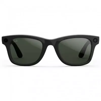 Умные очки Ray-Ban Wayfarer (Gen 2) (L), Shiny Black Clear/Graphite Green Transitions, черный/зеленый фотохром