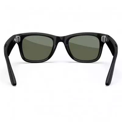 Умные очки Ray-Ban Wayfarer (Gen 2) (M), Shiny Black G-15 Green, черный глянцевый/зеленый