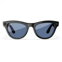 Умные очки Ray-Ban Meta Skyler (150-52), Shiny Black Cerulean Blue, глянцевый черный/лазурно-синий