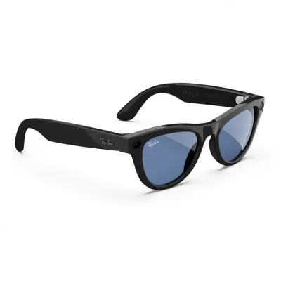 Ray-Ban Meta Skyler (150-52) глянцевый черный лазурно-синий