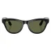 Ray-Ban Meta Skyler (150-52) глянцевый черный зеленые поляризованные