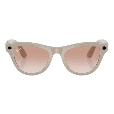 Умные очки Ray-Ban Meta Skyler (150-52), Shiny Chalky Gray/Cinnamon Pink, серый/розовый Умные очки Ray-Ban Meta Skyler (150-52), Shiny Chalky Gray/Cinnamon Pink, серый/розовый