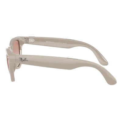 Умные очки Ray-Ban Meta Skyler (150-52), Shiny Chalky Gray/Cinnamon Pink, серый/розовый Умные очки Ray-Ban Meta Skyler (150-52), Shiny Chalky Gray/Cinnamon Pink, серый/розовый