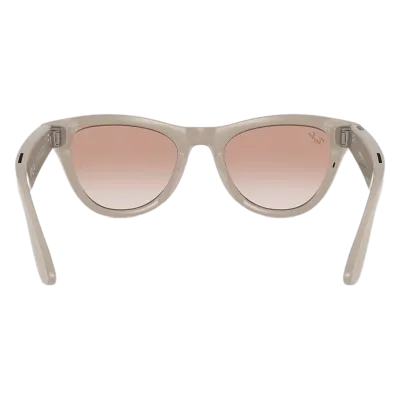 Умные очки Ray-Ban Meta Skyler (150-52), Shiny Chalky Gray/Cinnamon Pink, серый/розовый Умные очки Ray-Ban Meta Skyler (150-52), Shiny Chalky Gray/Cinnamon Pink, серый/розовый