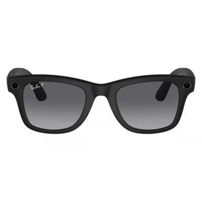 Умные очки Ray-Ban Wayfarer (150-50), Matte Black/Polar Gradient Graphite, матовый черный/графитовые градиентные поляризованные