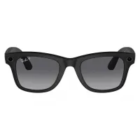 Умные очки Ray-Ban Wayfarer (RW4008), Matte Black/Polarized Graphite Gradient, матовый черный/поляризованные графитовые градиентные