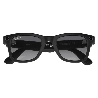 Ray-Ban Wayfarer (RW4008) матовый черный графитовые градиентные поляризованные