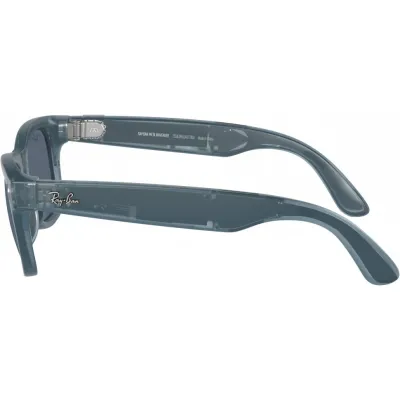Ray-Ban Wayfarer (150-50) матовый джинсовый пыльно-голубые поляризованные
