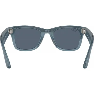 Ray-Ban Wayfarer (150-50) матовый джинсовый пыльно-голубые поляризованные
