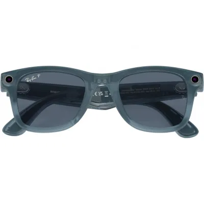 Ray-Ban Wayfarer (150-50) матовый джинсовый пыльно-голубые поляризованные