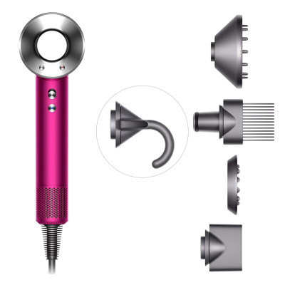 Фен Dyson Supersonic HD07, Fuchsia/Nickel, Фуксия/Никель