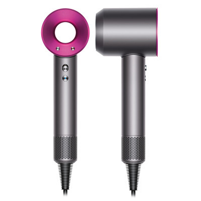 Фен Dyson Supersonic HD07, Iron/Fuchsia, Стальной/Фуксия