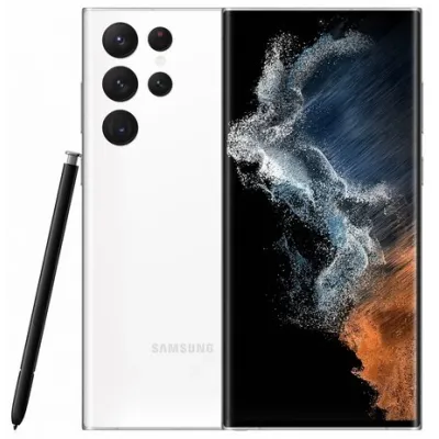 Смартфон Samsung Galaxy S22 Ultra, 12/512 GB, Dual: nano SIM + eSIM, белый