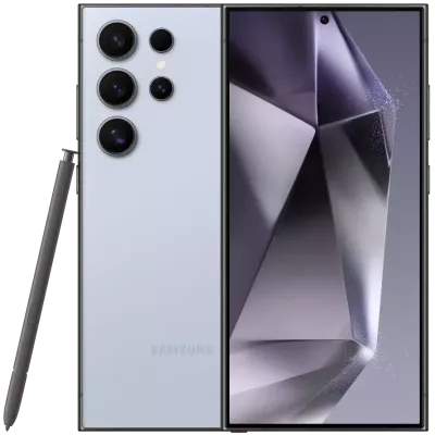 Смартфон Samsung Galaxy S24 Ultra, 12/256 ГБ, Dual SIM (nano SIM), Titanium Blue, синий титан Смартфон Samsung Galaxy S24 Ultra, 12/256 ГБ, Dual SIM (nano SIM), Titanium Blue, синий титан