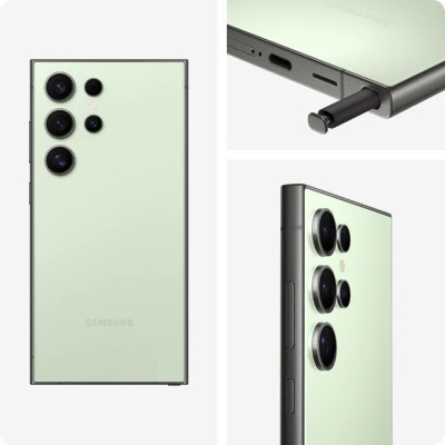 Смартфон Samsung Galaxy S24 Ultra, 12/256 ГБ, Dual: nano SIM + eSIM, Titanium Green, зеленый титан Смартфон Samsung Galaxy S24 Ultra, 12/256 ГБ, Dual: nano SIM + eSIM, Titanium Green, зеленый титан