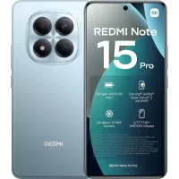 Смартфон Xiaomi Redmi Note 15 Pro 4G, 8/256 ГБ, Glacier Blue, голубой