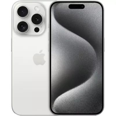 Смартфон Apple iPhone 15 Pro (Как новый), 128 ГБ, White Titanium, белый титан Смартфон Apple iPhone 15 Pro (Как новый), 128 ГБ, White Titanium, белый титан