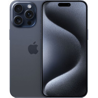 Смартфон Apple iPhone 15 Pro Max 1024GB, (nano SIM+eSIM), Blue Titanium 