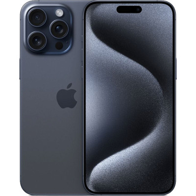 Смартфон Apple iPhone 15 Pro Max 1024GB, (nano SIM+eSIM), Blue Titanium 
