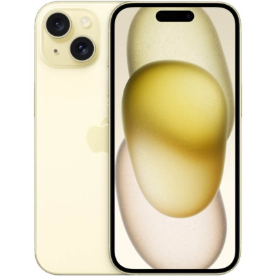 Смартфон Apple iPhone 15 (Как новый), 256 ГБ, Yellow, желтый
